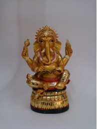 Ganesha Dourado Médio